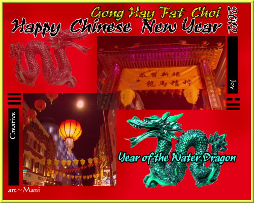 Chinese new year of the dragon 2012