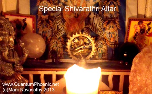 Personal Shivarathri altar 10march2013