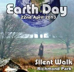 Earth Day 2013 - Silent walk in Richmond park