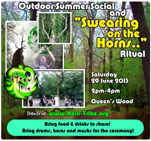 Hern's Tribe Summer gathering 2013 - Swearing on the Horns (adapted) ritual