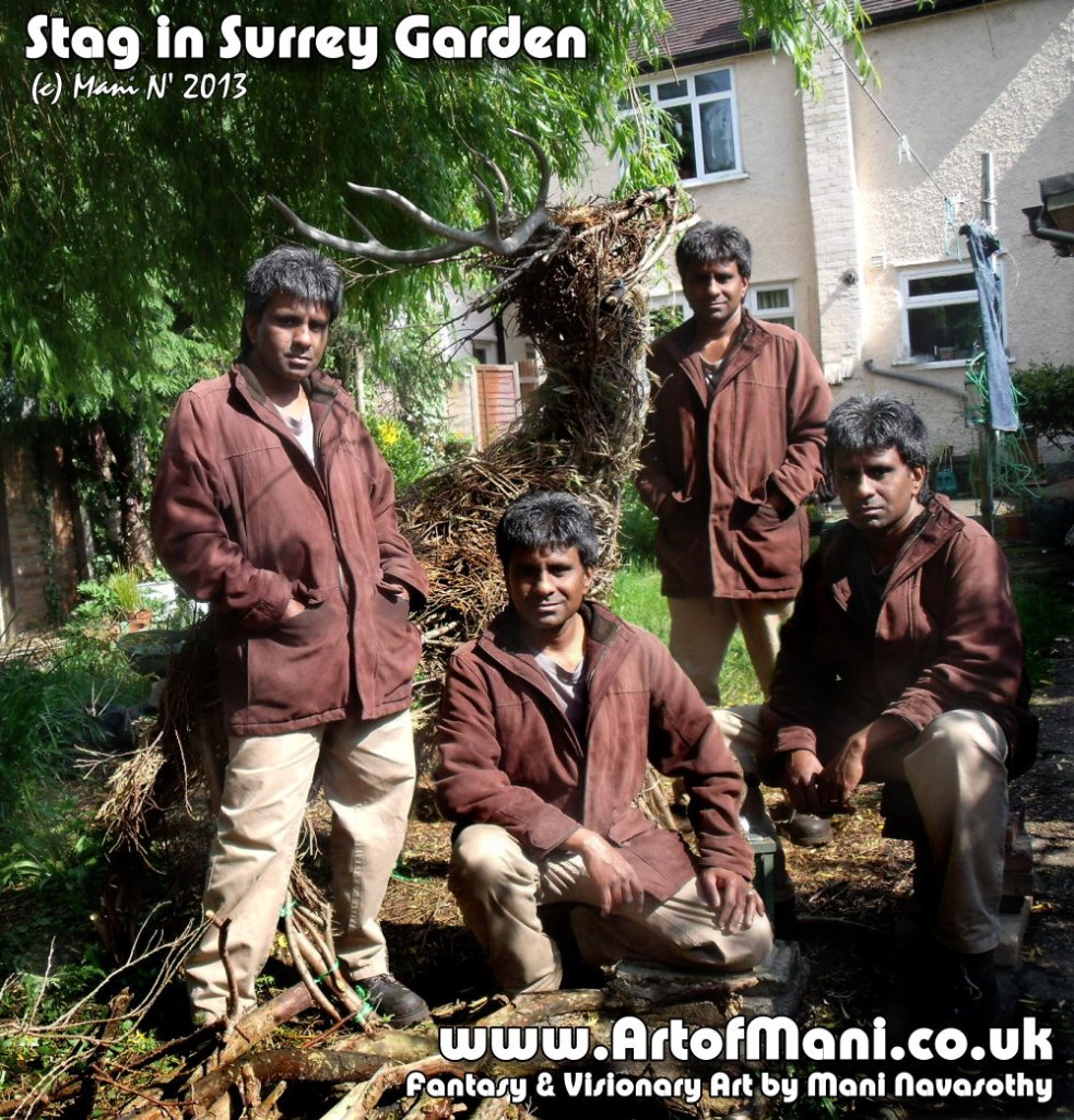 Stag Lord found in Surrey Garden - photo- Mani Navasothy 2013