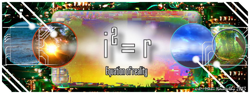 Equation of reality (c)Mani Navasothy 2013