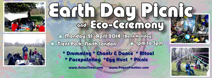 Earth Day Picnic 21april2014 at Trent park- north London, with Earth Healing Ritual