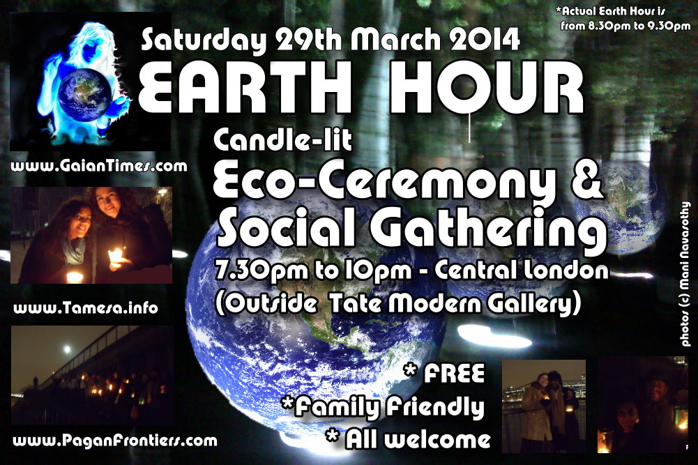 Earth Hour 2014- central london ceremony & social - FREE