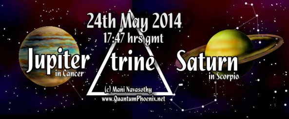 Jupiter trine saturn May2014 - 5.47pm (gmt)