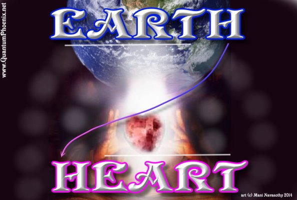 Earth-Heart Art (c) Mani Navasothy 2014