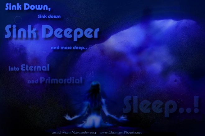 Primordial sleep (c) Mani Navasothy 2014