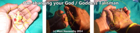 Om-charging your god-goddess talisman pendant (c) ManiN 2014