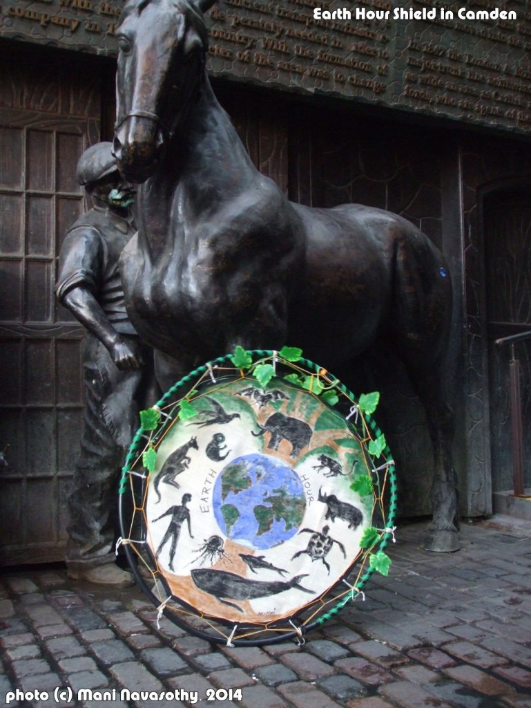 Earth Hour Shield( - created in 2014 for rituals (c) Mani Navasothy 2014