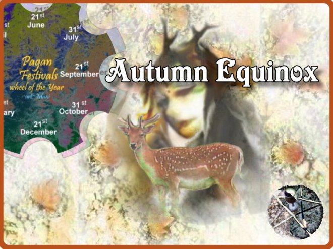 Outdoor Autumn Equinox ritual in London woods - sept 2015