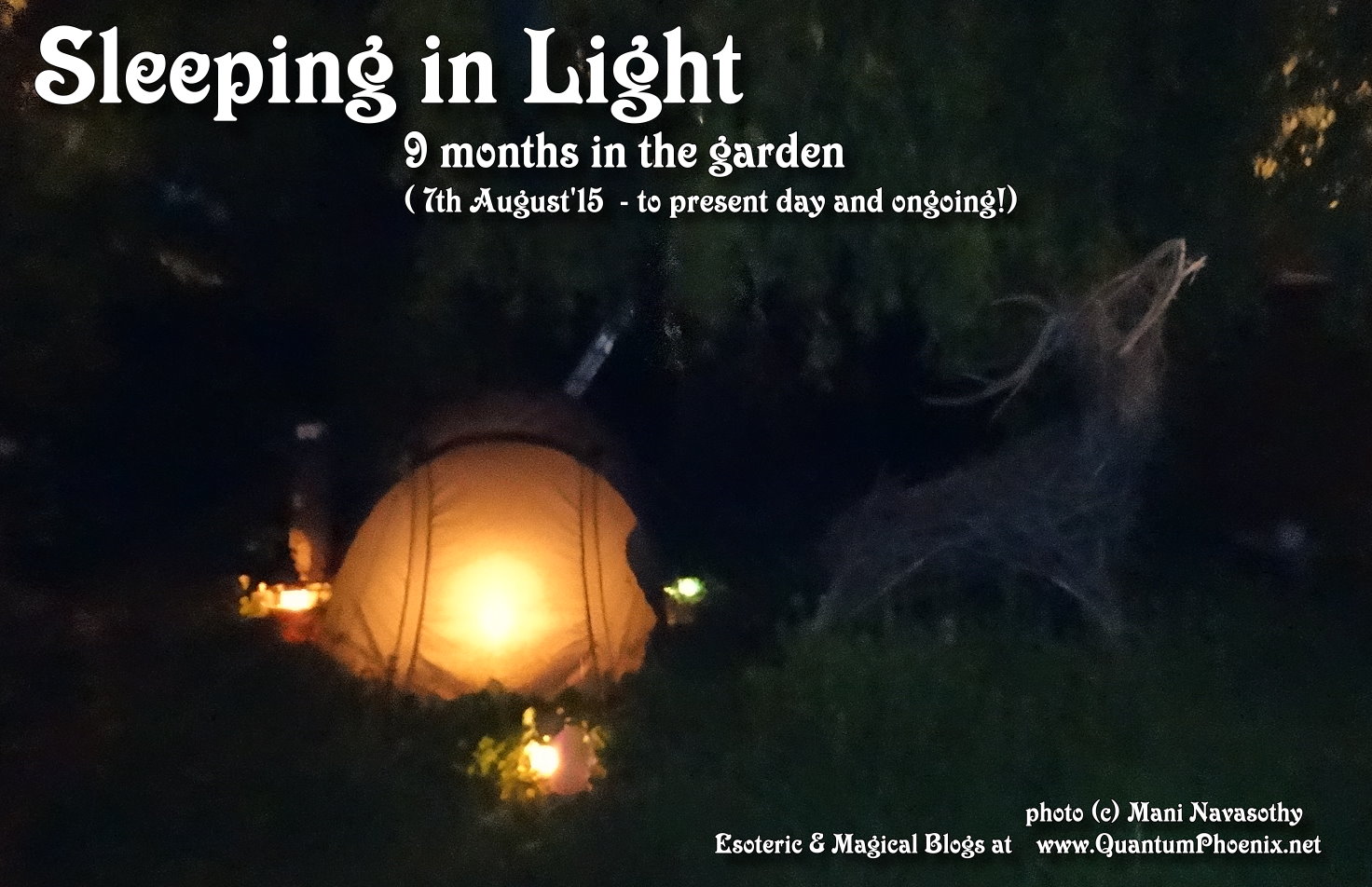 Slepeing in light- 9 months in garden (c) Mani Navasothy 2016