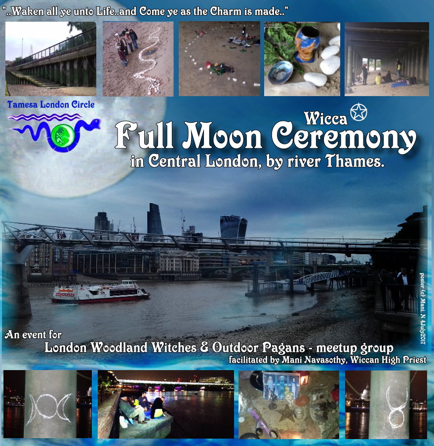 Tamesa (Thames) Wiccan Full moon Ritual tonight (7th&nbsp;July’17)