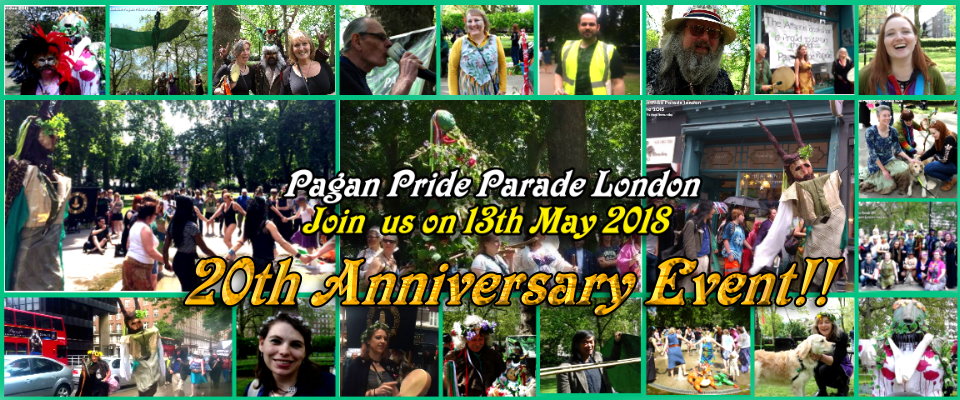 Pagan Pride Parade London 2018 -event cover
