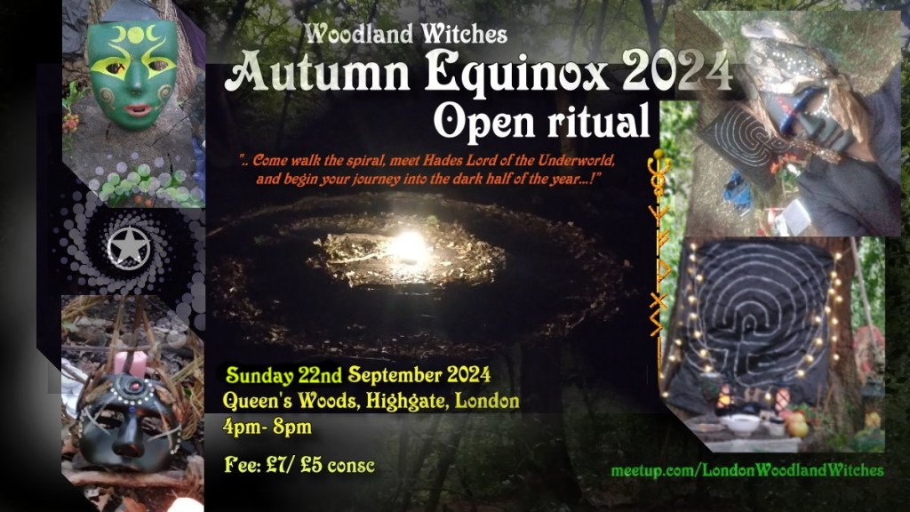 London Woodland Witches Autumn Equinox ritual (22nd Sept&nbsp;2024_