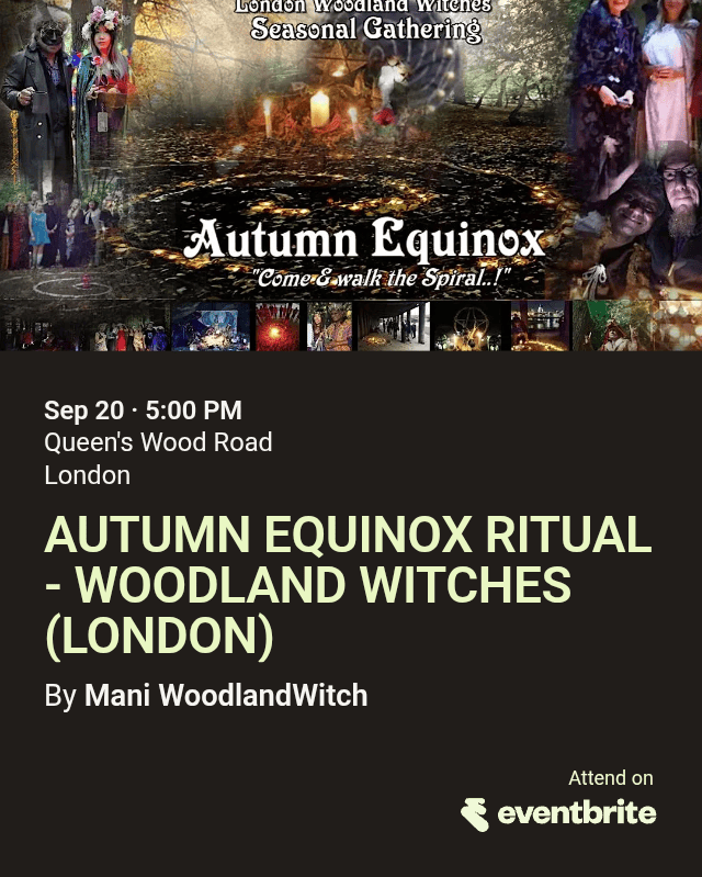 Autumn Equinox Woodland Ritual gathering 21/Sep/26