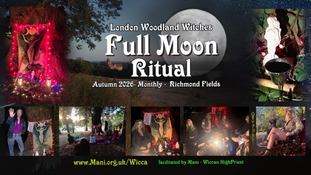 Witches : Outdoor Full moon rituals in Richmond (Autumn-winter&nbsp;2026)